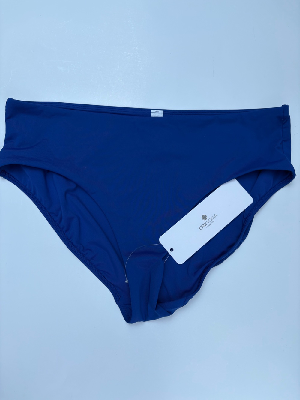 CRZ YOGA Navy Blue Bikini Bottom size medium (8-10) swimwear new